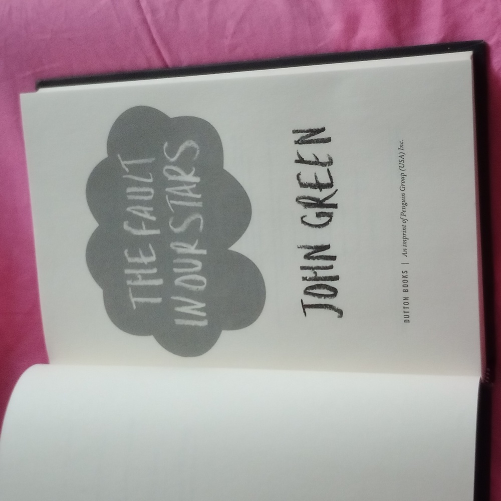 The book " The fault In our Stars"